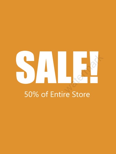 Sale-Lawn Sign-Orange