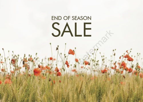 Retail Fall Sale Postcard - Front