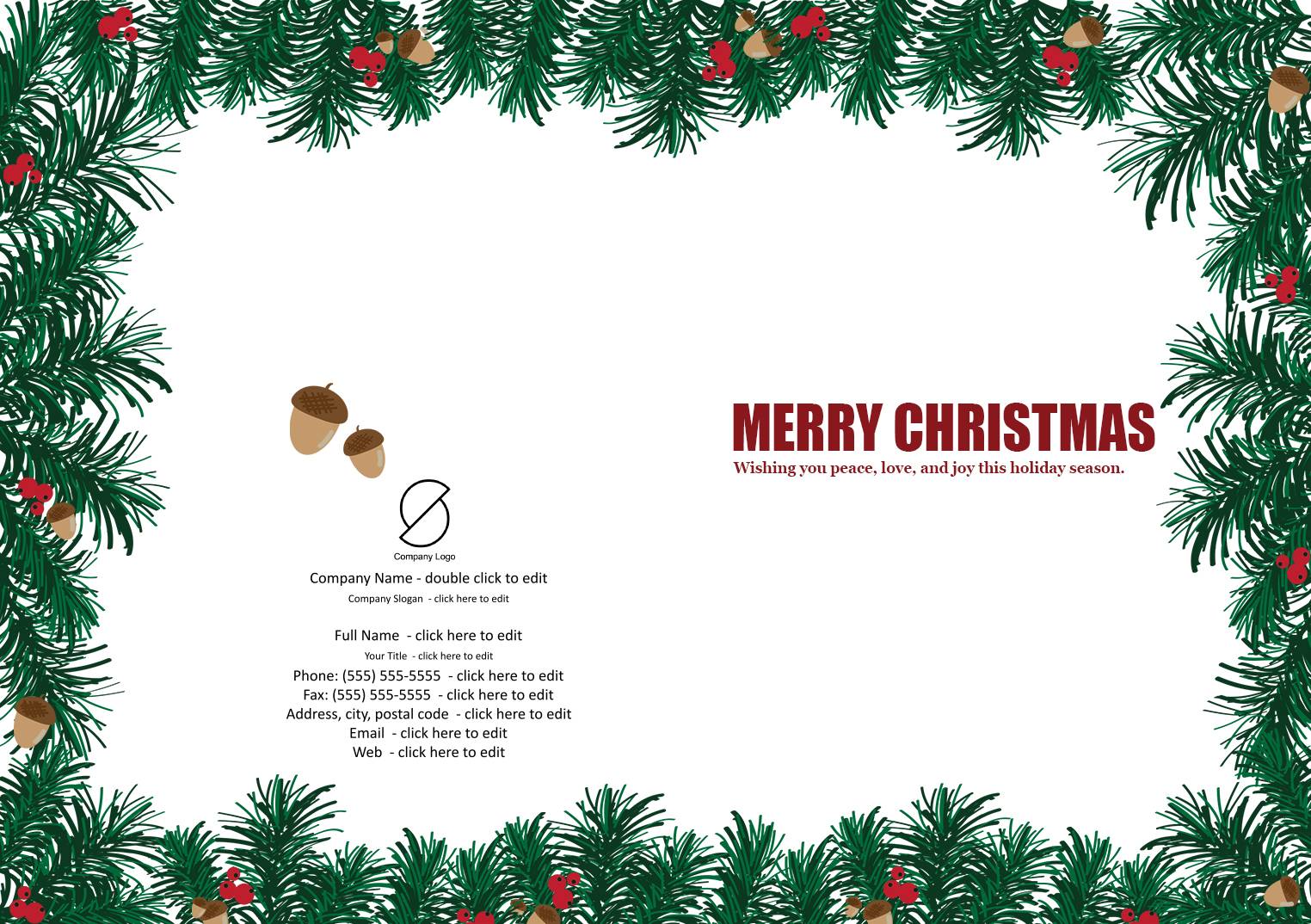 Greeting Card - Pine Tree