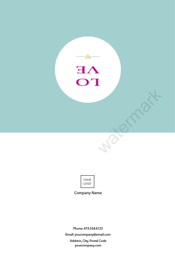 Occasion-Valentines-Holiday Card-Blue
