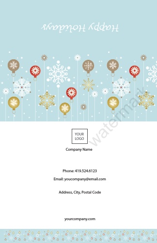 Occasion-Christmas-Holiday Card-Blue-Lights