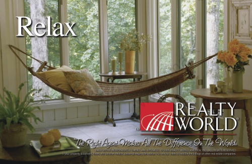 Realty World - Relax Postcard 8.5" x 5.5"