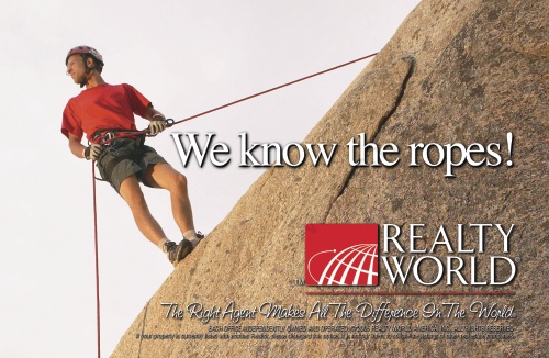Realty World - Ropes Postcard 8.5" x 5.5"