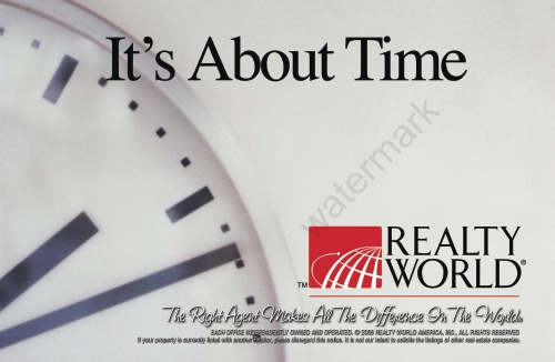 Realty World - It's Time Postcard - 8.5" x 5.5"