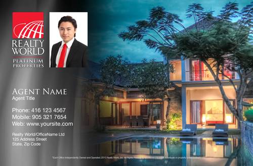 Realty World Platinum Postcards 5.5x 8.5