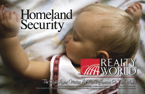 Realty World - Homeland Security Postcard - 8.5” x 5.5"