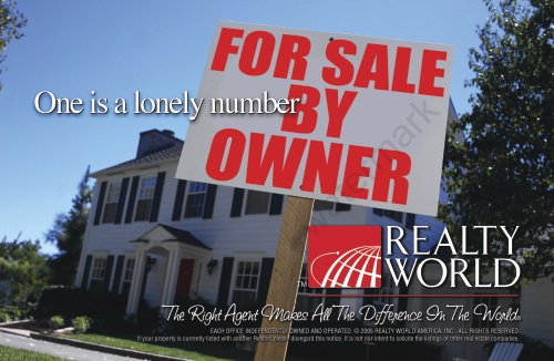 Realty World - One Postcard - 8.5" x 5.5"