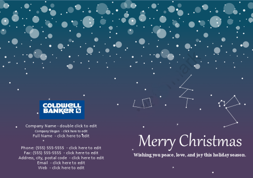 Coldwell Greeting Card - Stars