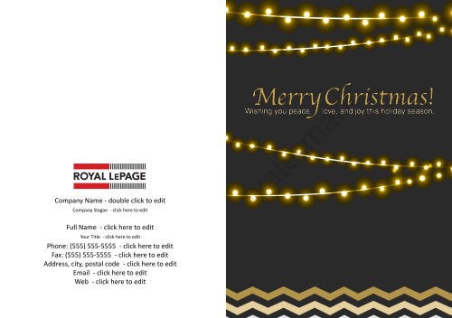 Royal LePage Greeting Card - Lights