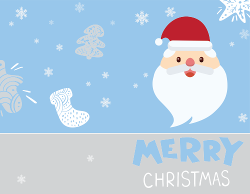 Christmas Greeting Cards - Santa 
