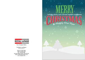 royal lepage holiday greeting card snow illustration