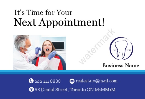 Dental Postcard - Gradient