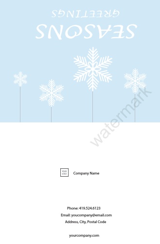 Occasion-Greeting Card-Generic-Blue and White