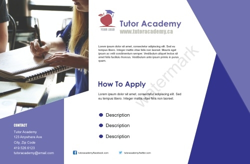 Tutoring-Postcard-Purple