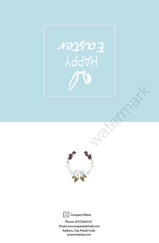 Occasion-Greeting Card-Easter-Blue