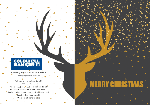 Coldwell Greeting Card - Antler