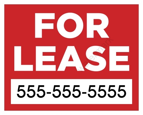 Lawn Sign - For Lease - 30x24