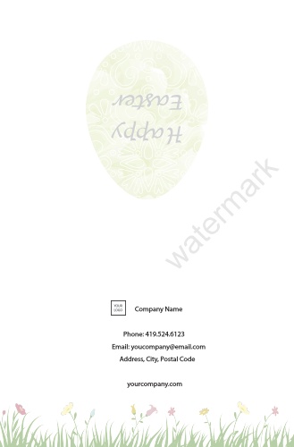 Occasion-Greeting Card-Easter-Green-Egg