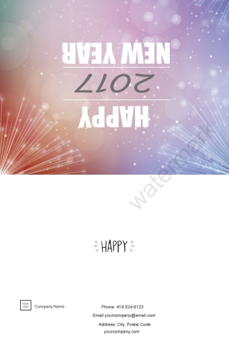 Occasion-Greeting Card-New Years-Multicolour