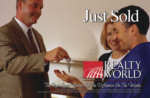 Realty World - Just Sold Postcard - 8.5” x 5.5"
