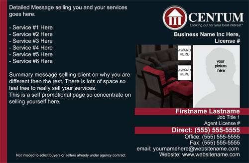 Centum 4x6 chairs
