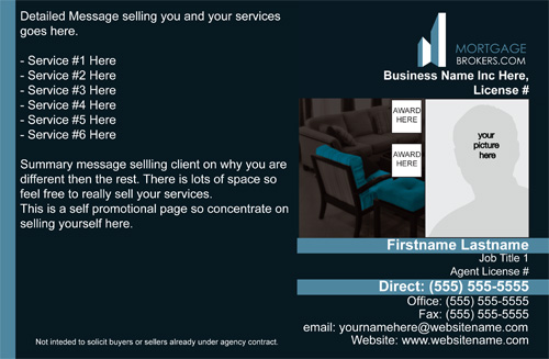 mortgage broker 4x6 chairs
