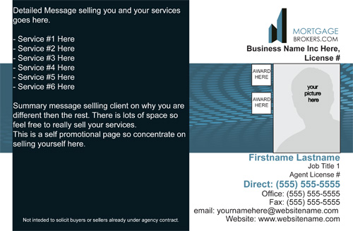 mortgage broker 4x6 pattern