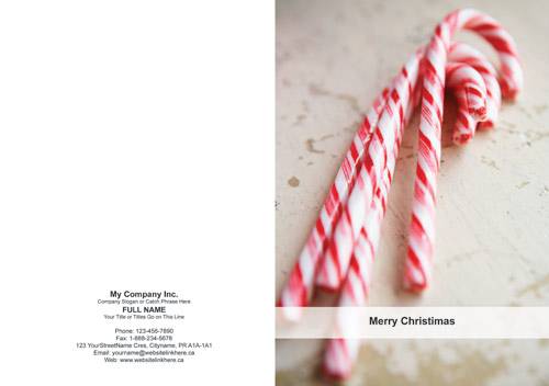 christmas card candy canes