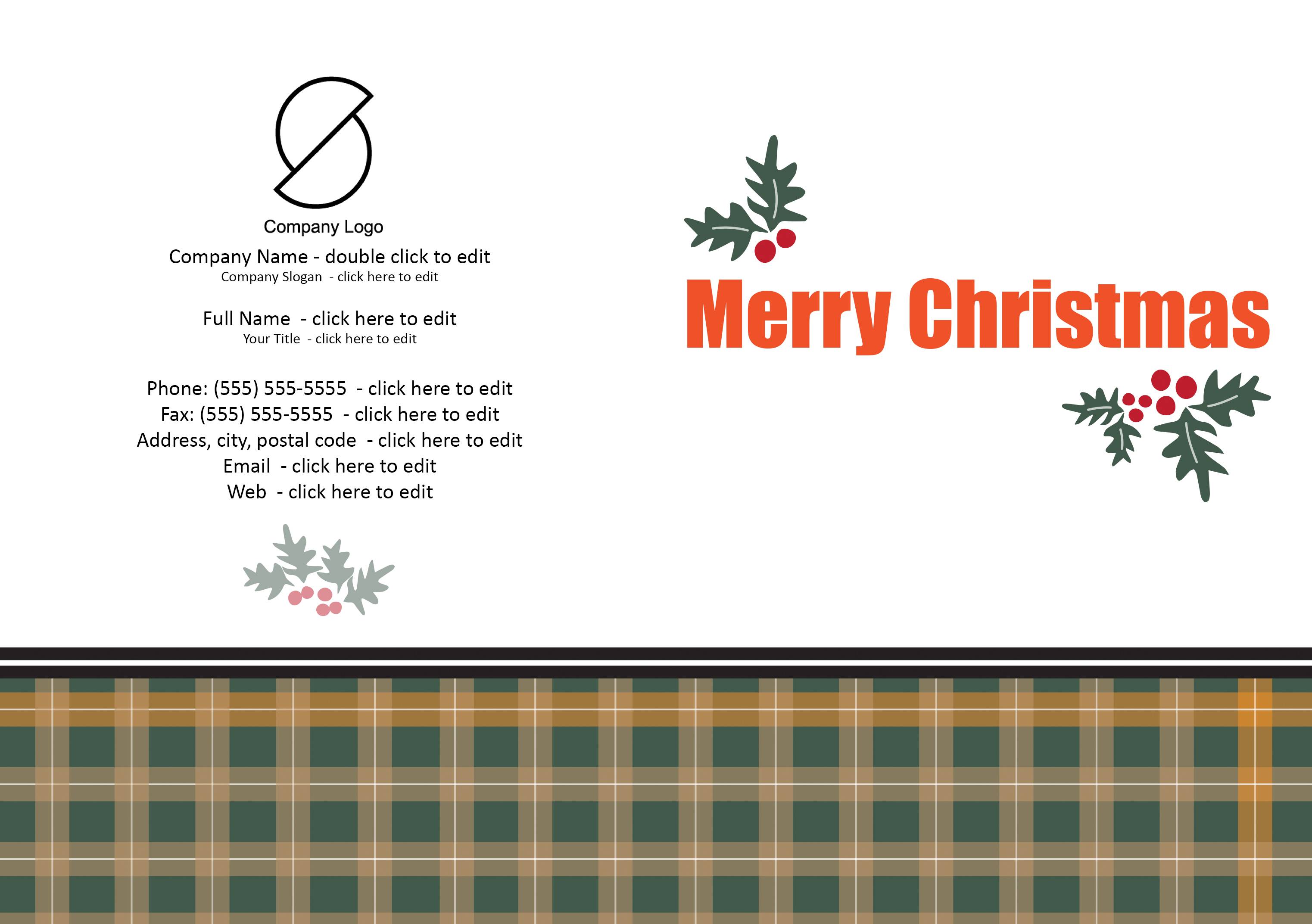 Greeting Card - Checkered