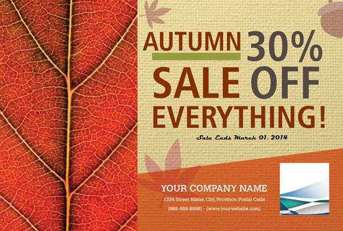 Retail autum sale