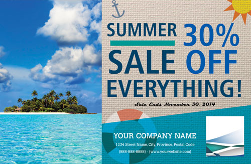 Retail summer sale