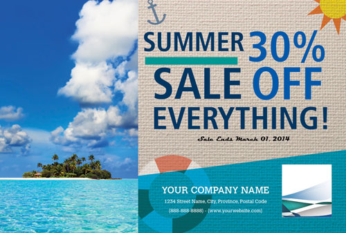 Retail summer sale