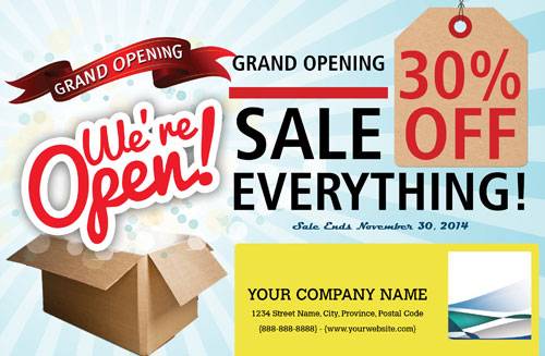Retail grand opening