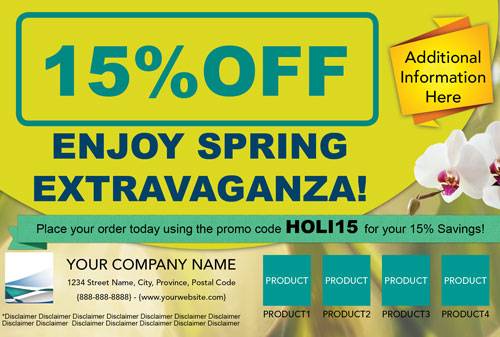 Retail spring extravaganza