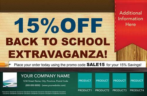 Retail back to school extravaganza
