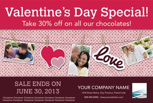 Retail Valentine's day sale