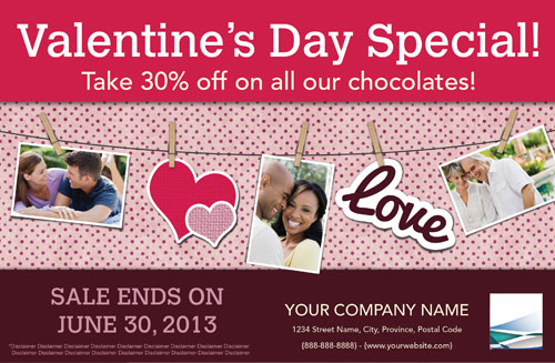 Retail Valentine's day sale