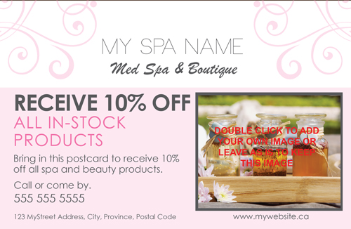 spa pink swirls